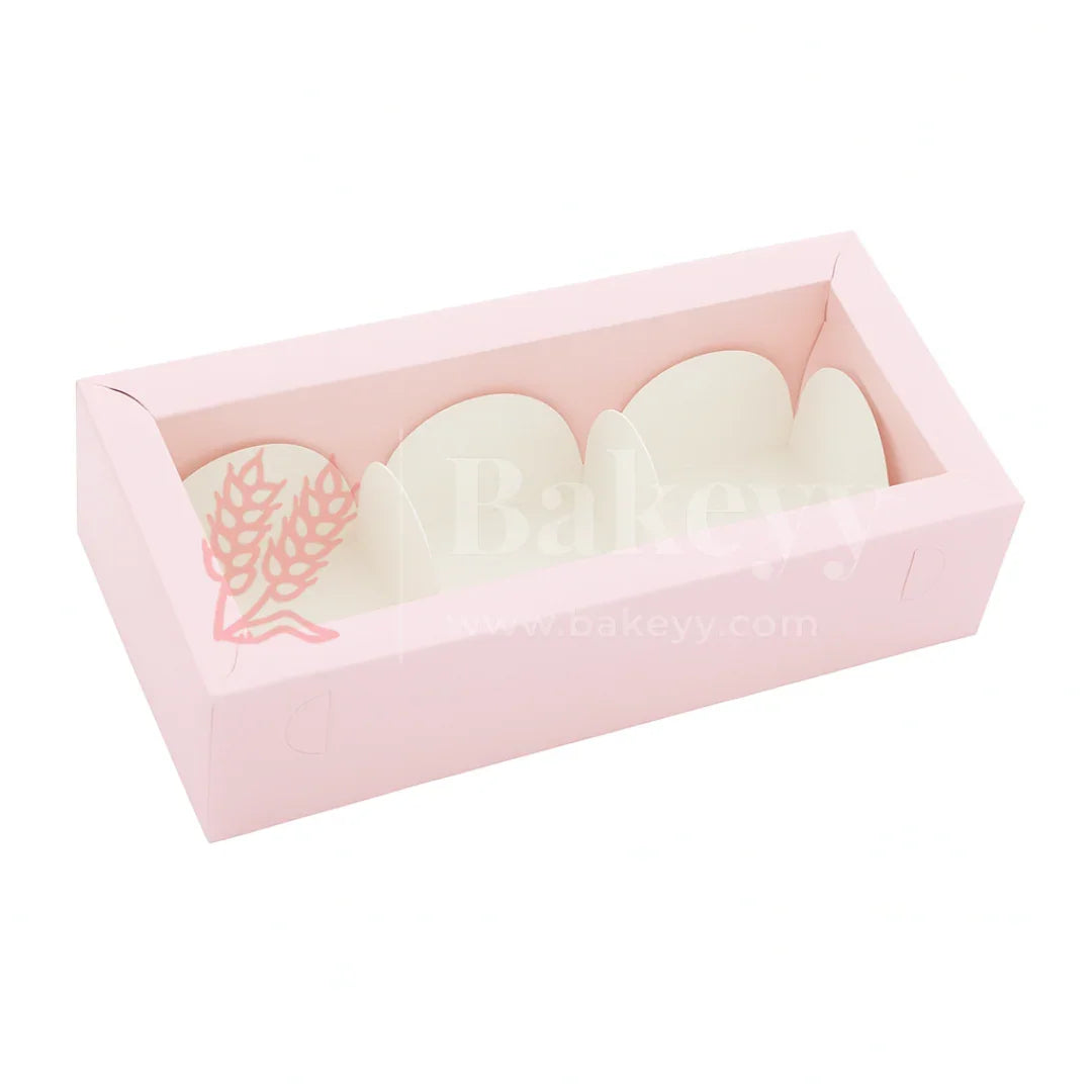 3 Cavity Chocolate Box| Pink Colour Cavity Box| Pack of 100