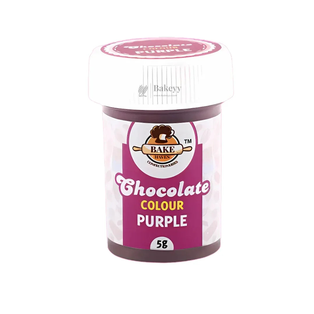 BakeHaven Chocolate Colour- Purple| 5 Gram