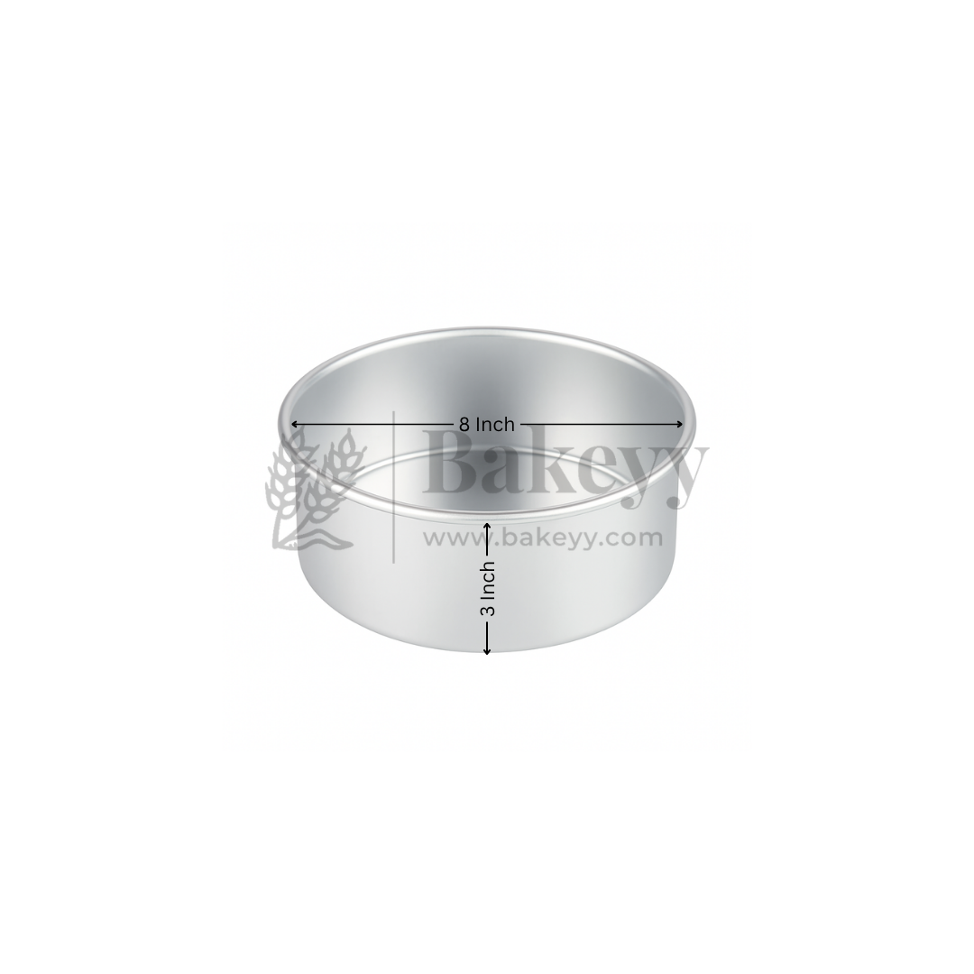 Aluminum Round Cake Pan | Perfect for Baking| Pack Of 1