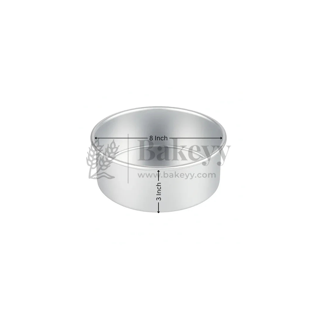 Aluminum Round Cake Pan | Perfect for Baking| Pack Of 1