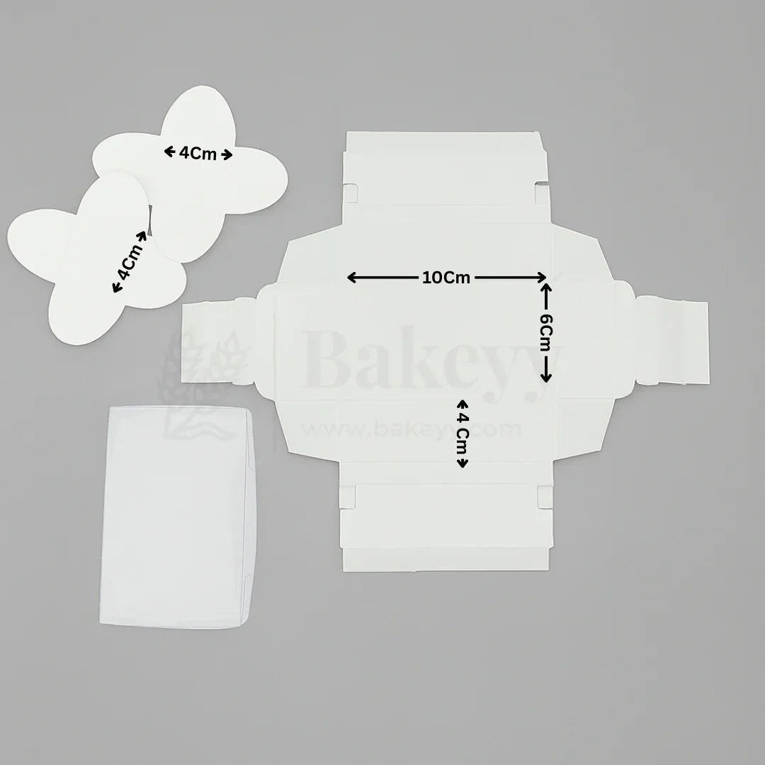 2 Cavity Chocolate Box| White Colour Cavity Box| Pack of 100
