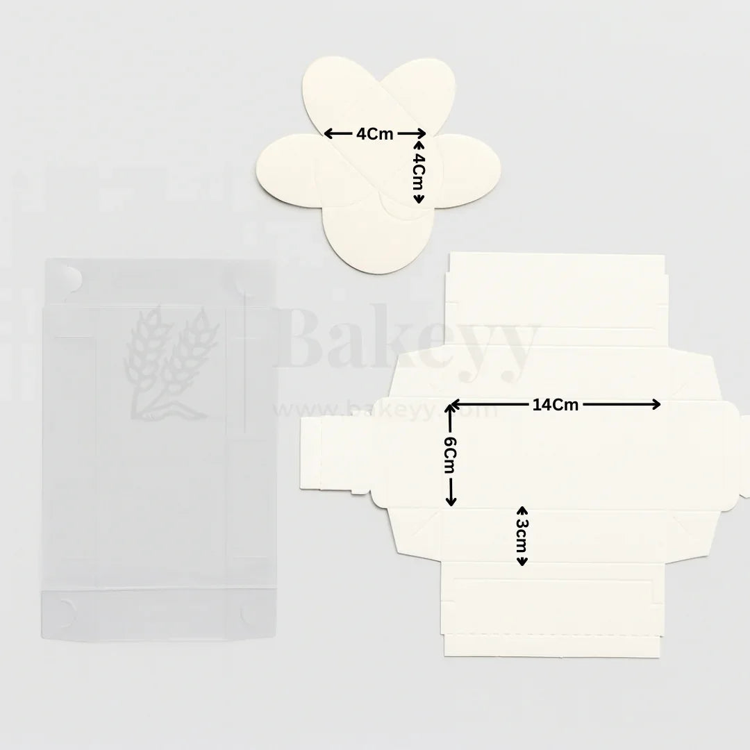 3 Cavity Chocolate Box| White Colour Cavity Box| Pack of 100