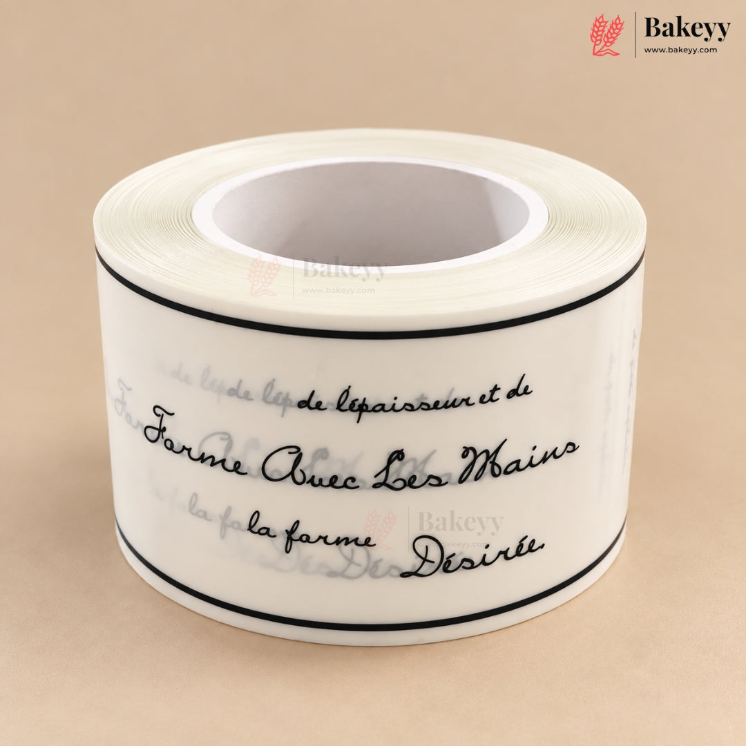 Printed Cake Collar Roll | Multiple Designs | Pack of 1