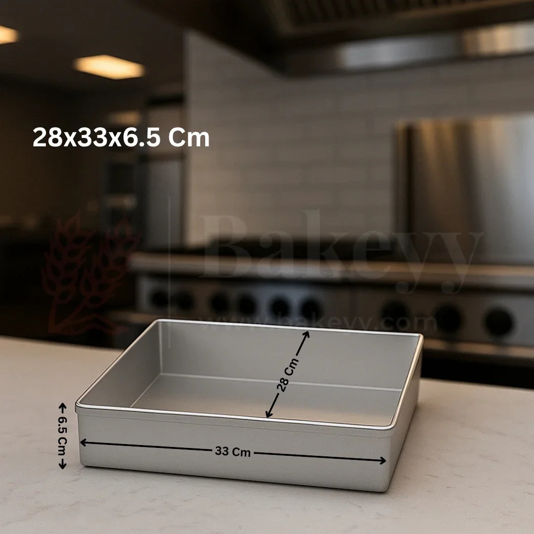 Rectangle Aluminium Cake Mould | 1 Piece