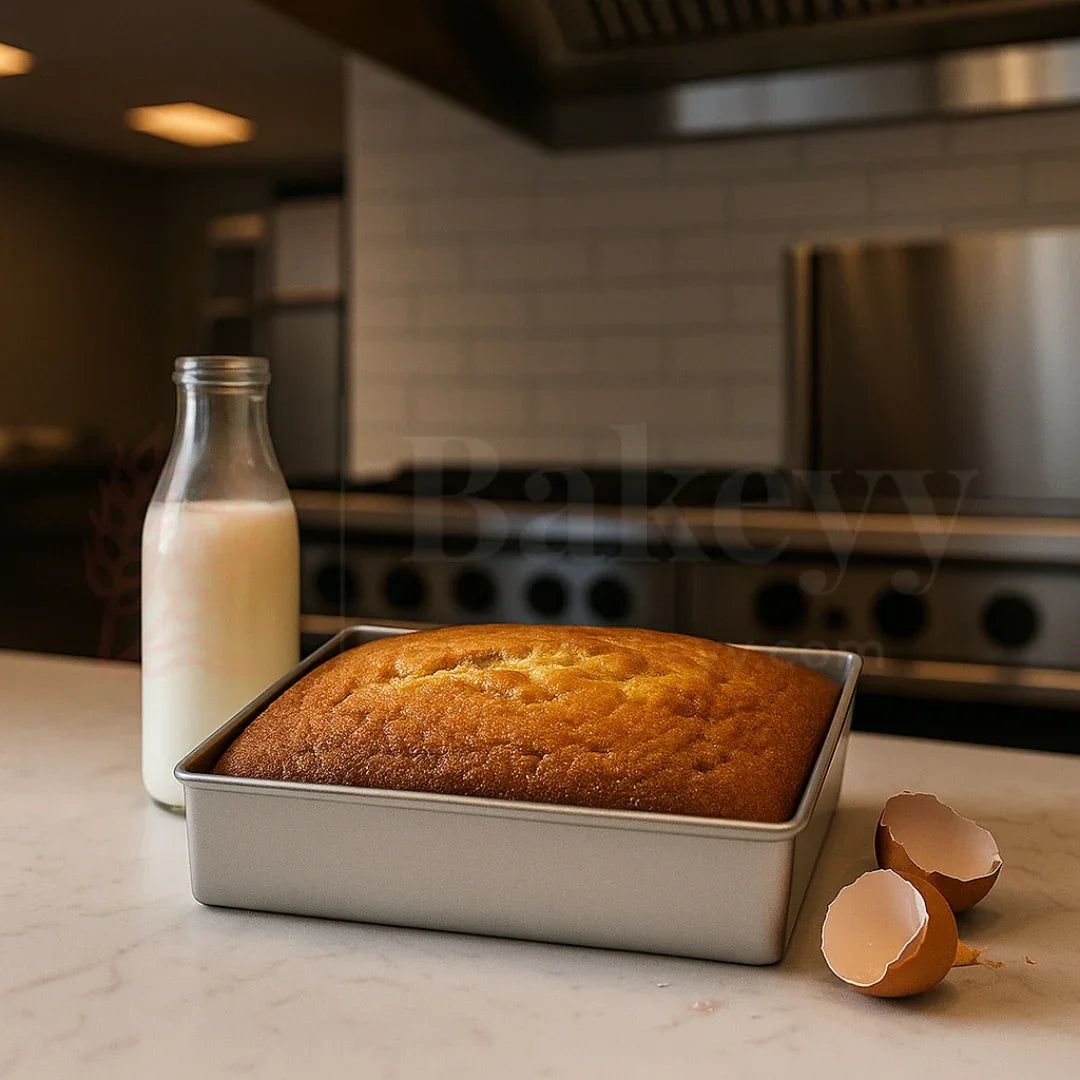 Rectangle Aluminium Cake Mould | 1 Piece