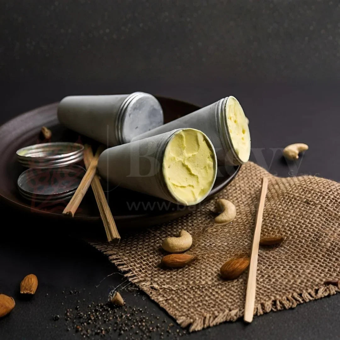 Aluminium Kulfi Mould with Lids – Traditional Cone Shape Kulfi Mould | 1 Piece