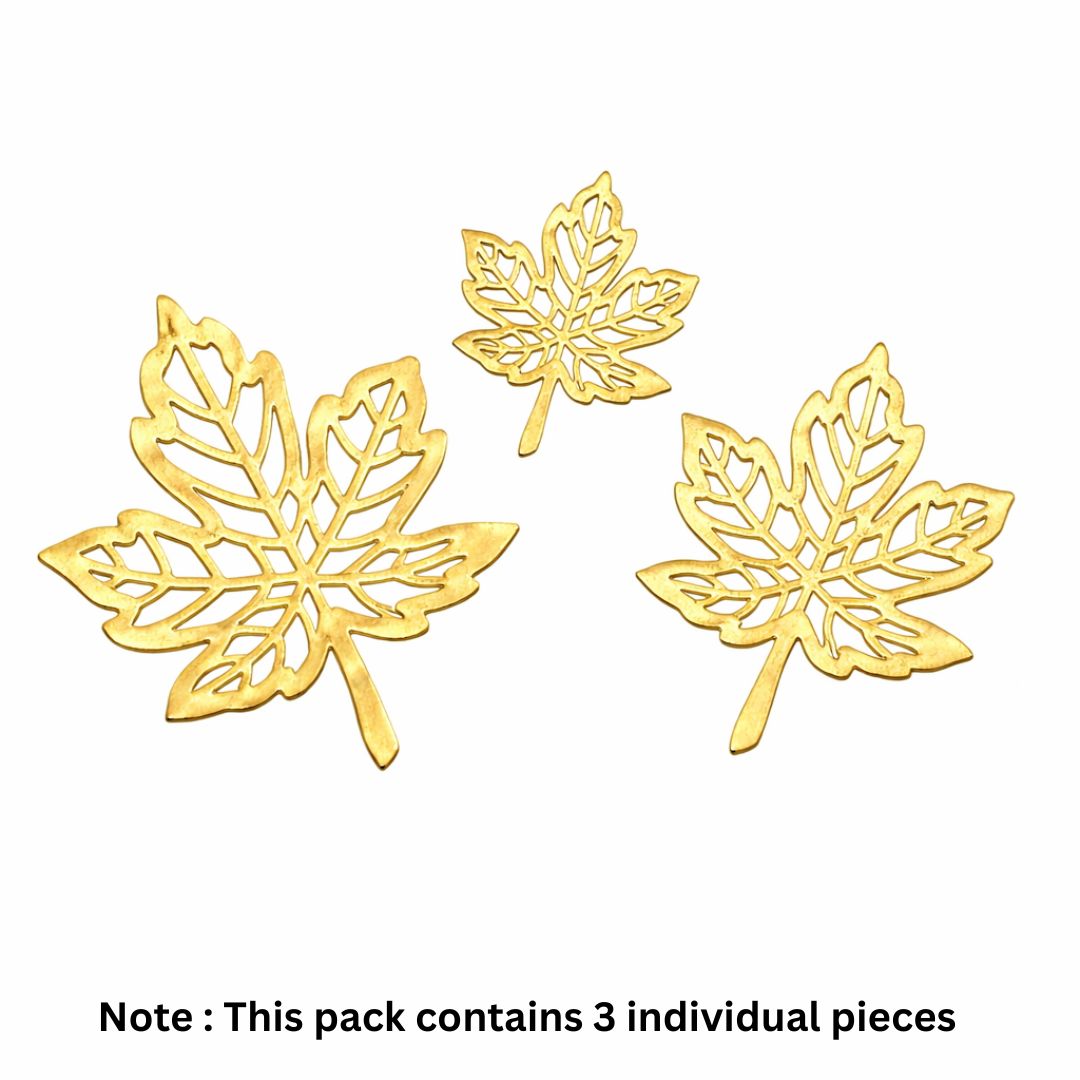 Gold Acrylic Cake Decoration Set Hearts, Stars, Leaves & Butterflies | Cake Topper Accessories | Pack of 1