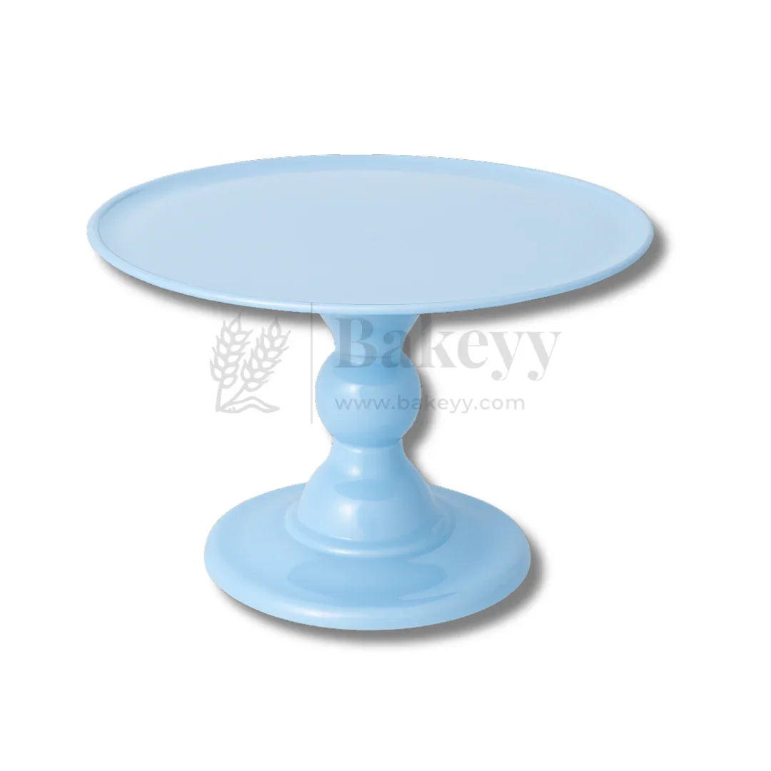 10 Inch Round | Detachable 2 Piece Cake Stand | Light Blue | 1 Piece