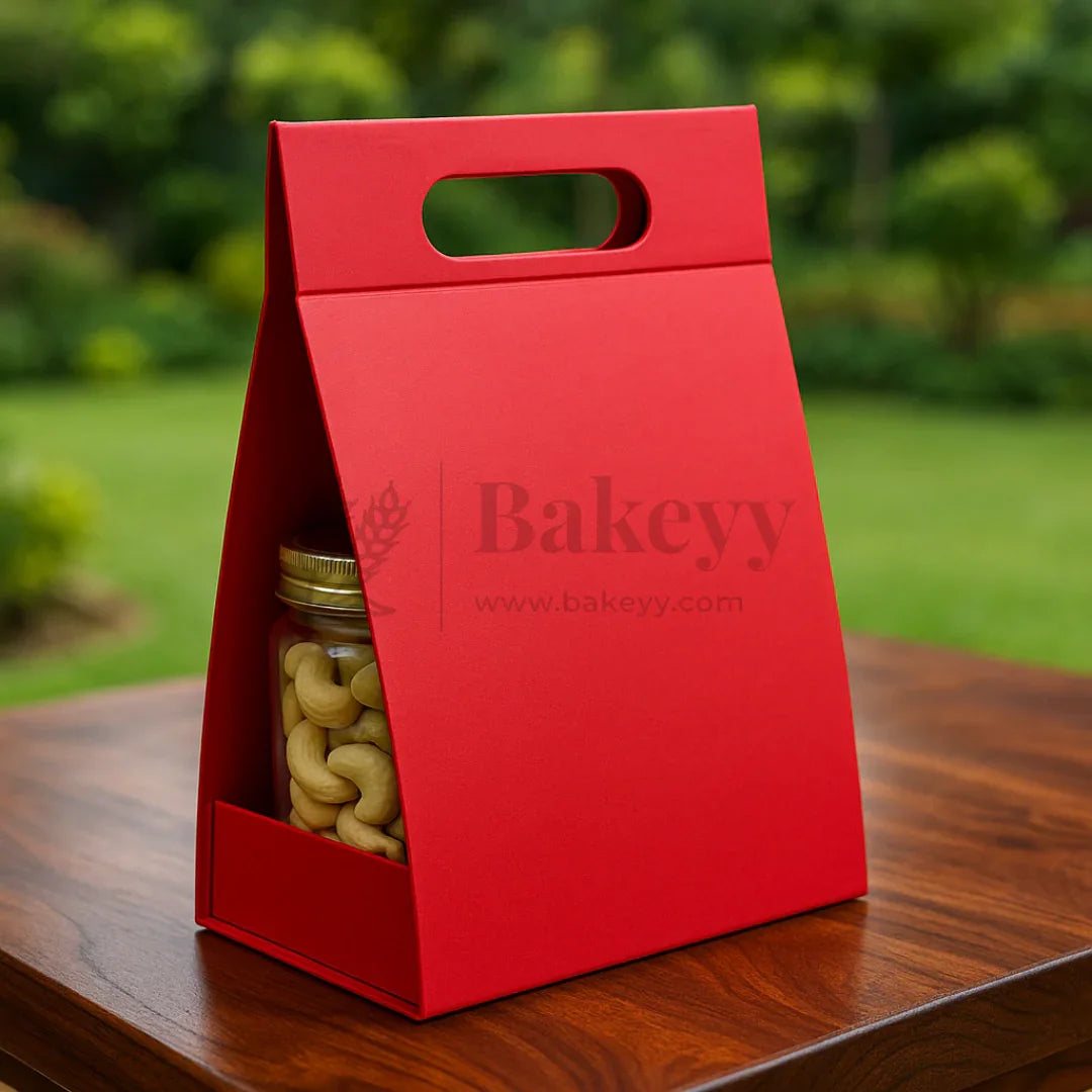 7.5x5x10 Inches | Triangular Collapsible Hamper Box | Red | Pack of 1