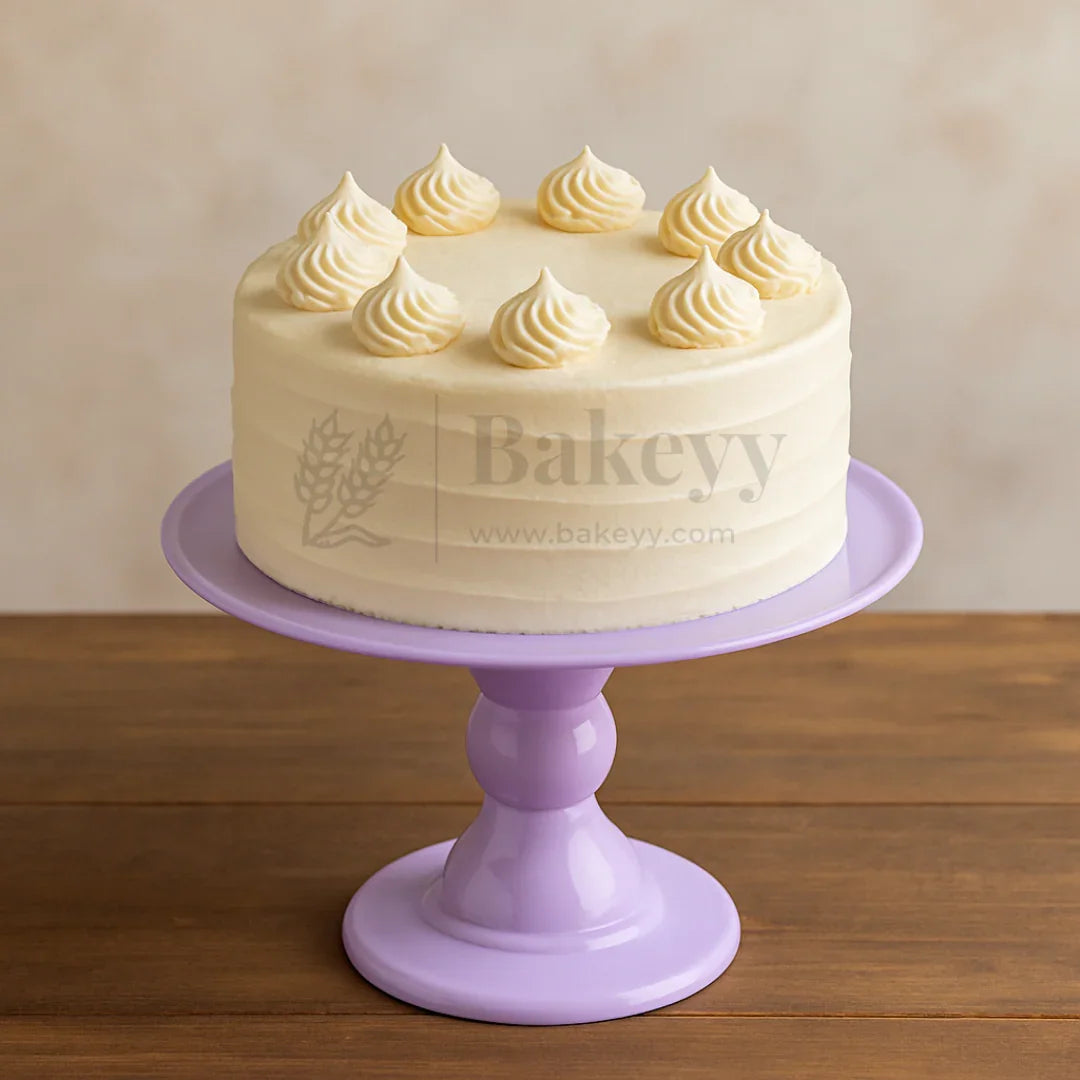 10 Inch Round | Detachable 2 Piece Cake Stand | Lavender | 1 Piece
