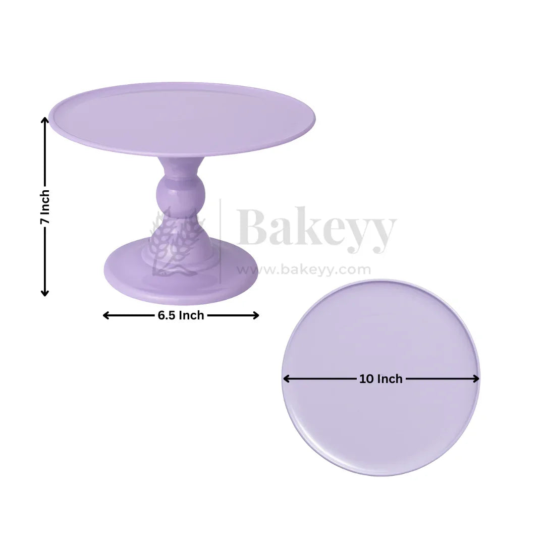 10 Inch Round | Detachable 2 Piece Cake Stand | Lavender | 1 Piece