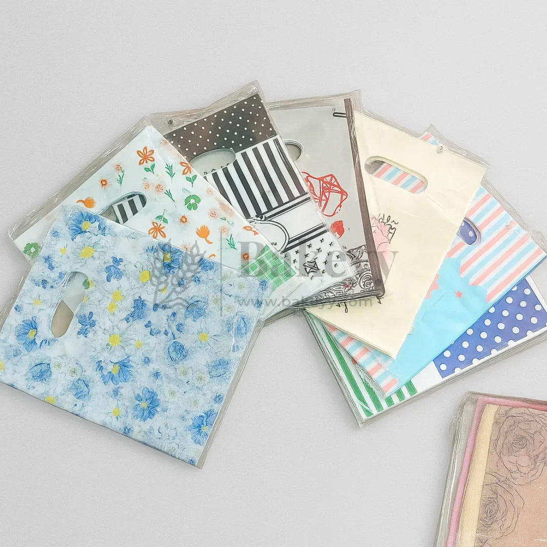 Premium Printed Carry Bags | 4 Size Options | Various Designs for Return Gifts & Hampers | Pack of 100 - Bakeyy.com - India - Premium Printed Carry Bags | 4 Size Options | Various Designs for Return Gifts & Hampers | Pack of 100 - Small 600.00