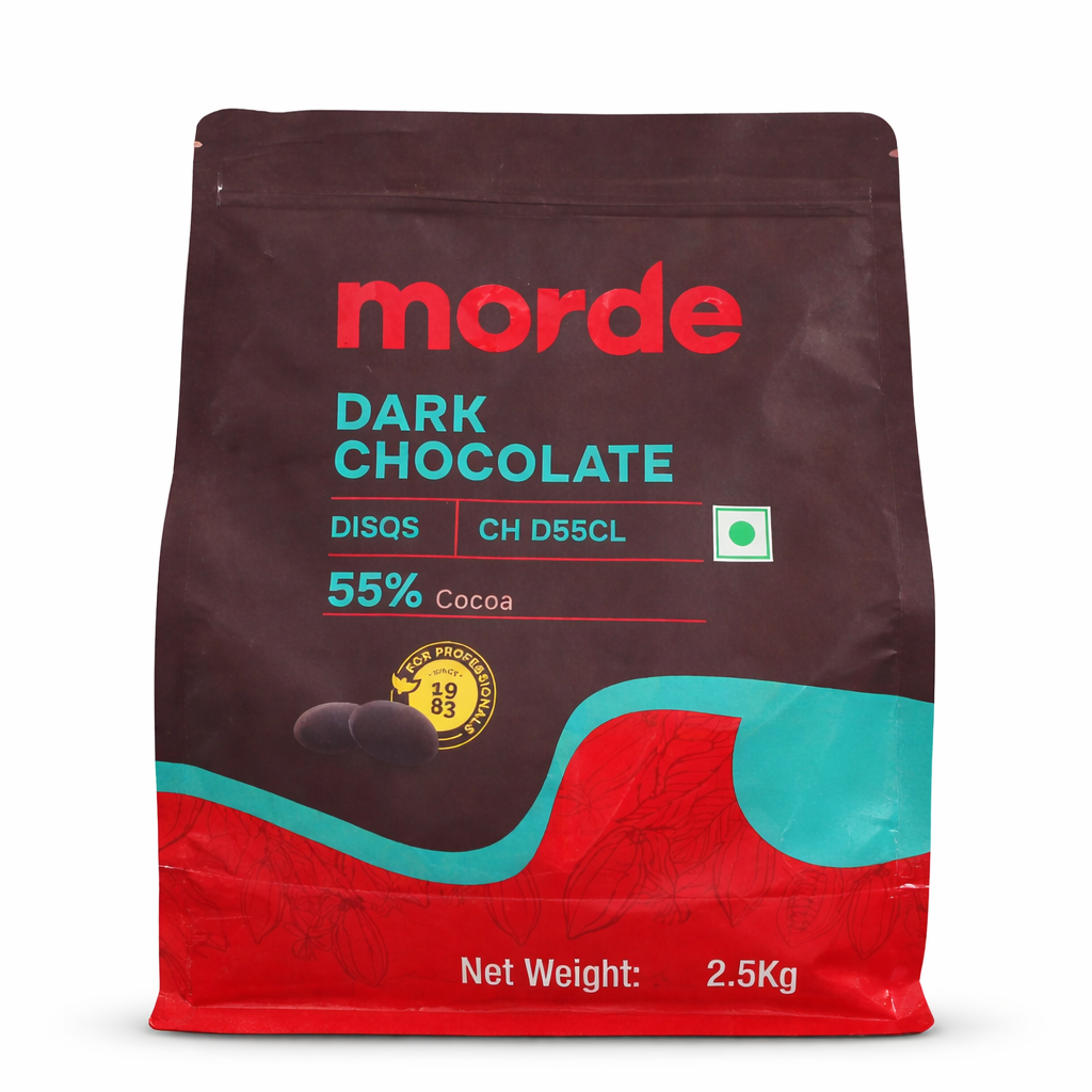 Morde Dark Chocolate Discs 55% Cocoa | 2.5 Kg