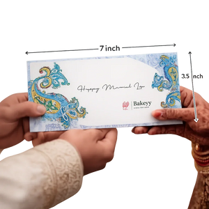 Designer Money Envelope Shagun Cover for Wedding and Festive Gifting | Pack of 10 - Bakeyy.com - India - Designer Money Envelope Shagun Cover for Wedding and Festive Gifting | Pack of 10 - Design 1 70.00