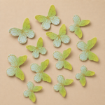 Rainbow Butterfly Cake Toppers with Gold Glitter Detailing | Elegant Decoration for Cakes, Cupcakes & Desserts | Pack of 10