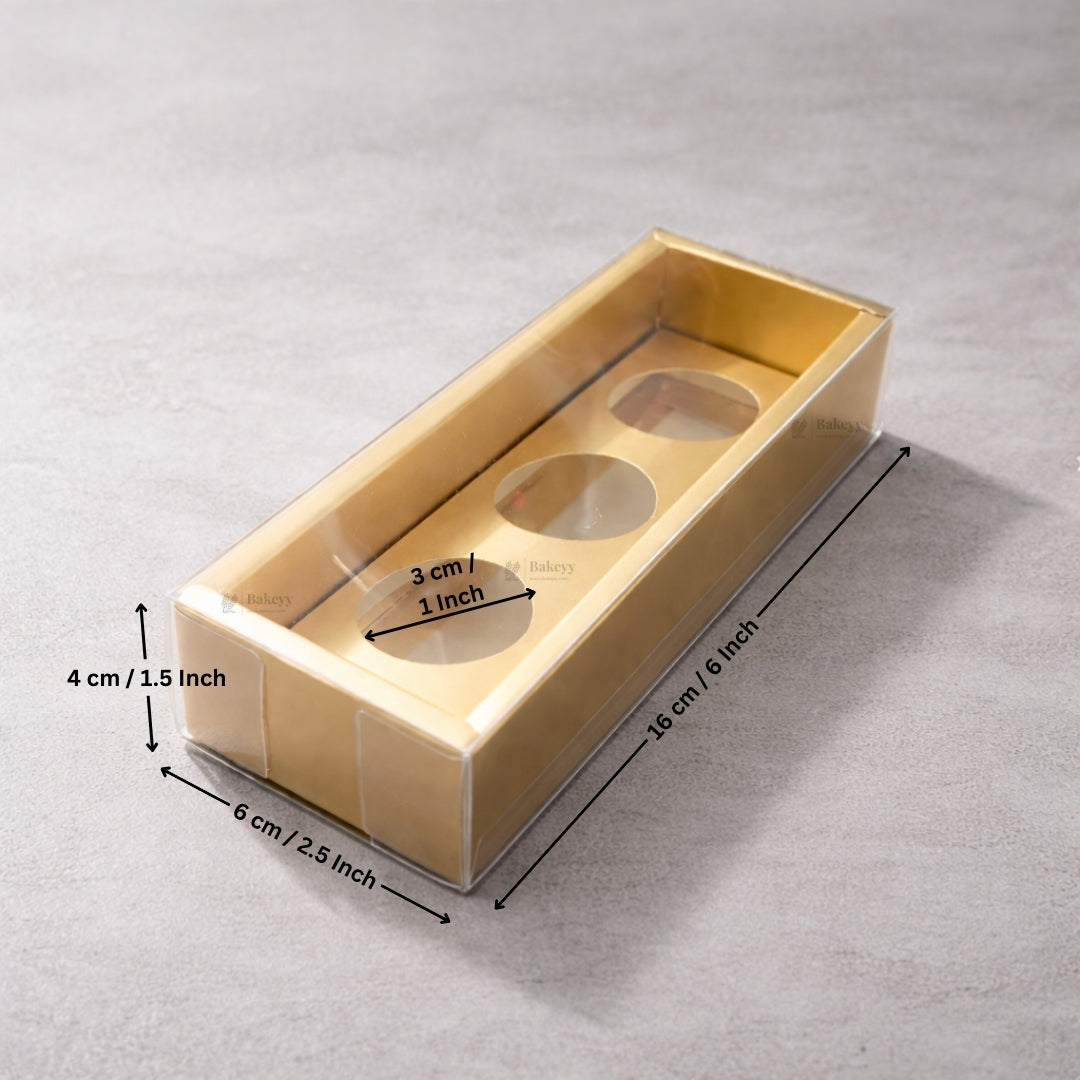 Chocolate Gift Box with PVC Cover & Cavity Tray | Premium Chocolate Packaging Box | Multiple Capacities Available | Pack of 20