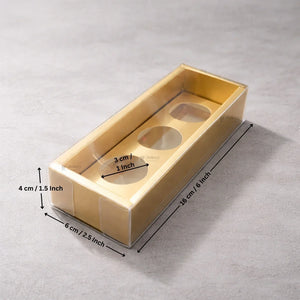 Chocolate Gift Box with PVC Cover & Cavity Tray | Premium Chocolate Packaging Box | Multiple Capacities Available | Pack of 20