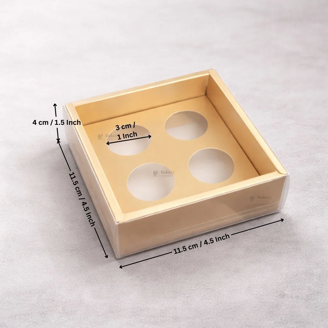 Chocolate Gift Box with PVC Cover & Cavity Tray | Premium Chocolate Packaging Box | Multiple Capacities Available | Pack of 20