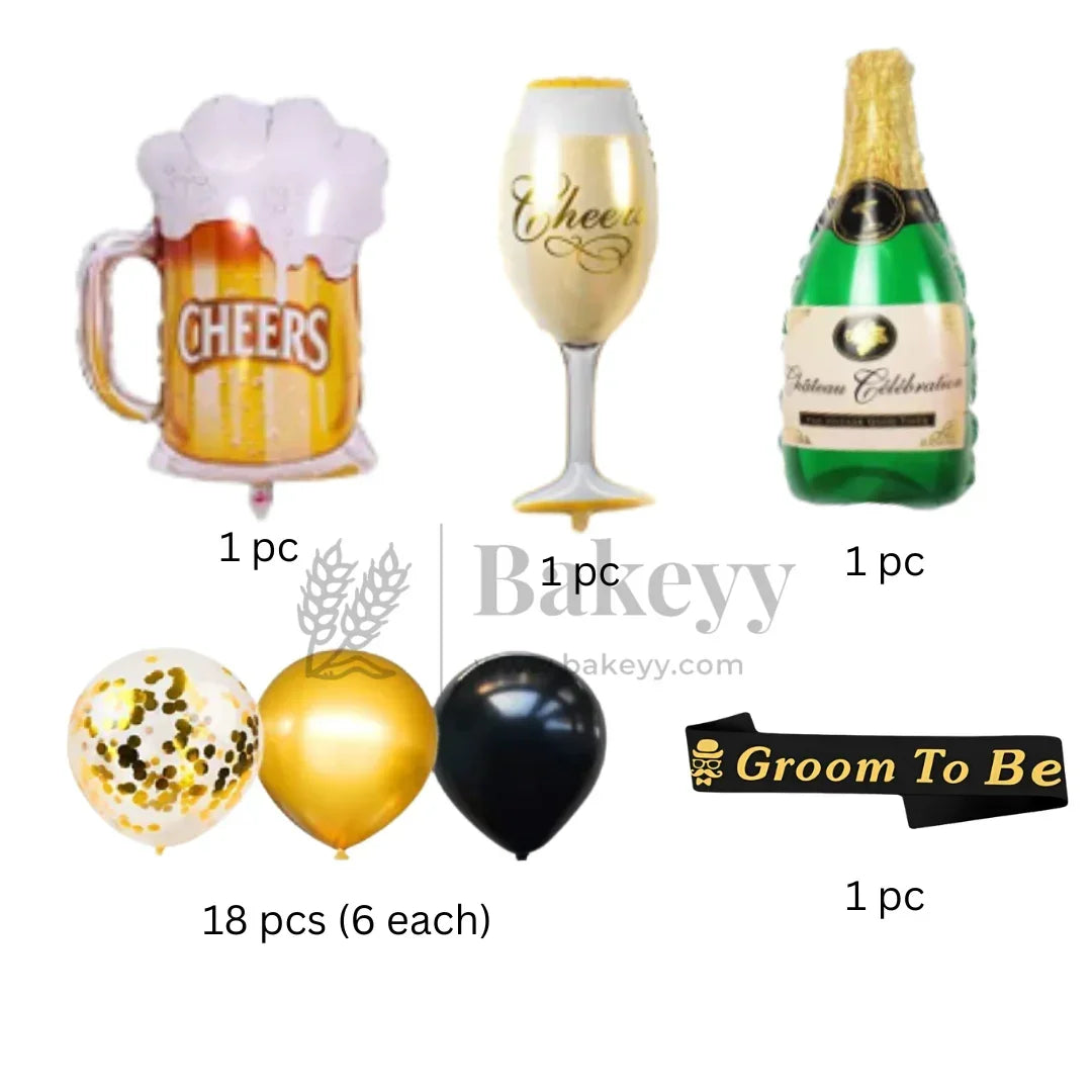 Groom To Be Party Decoration Kit | Party Decor | 1 Piece - Bakeyy.com - India - Groom To Be Party Decoration Kit | Party Decor | 1 Piece - Default Title