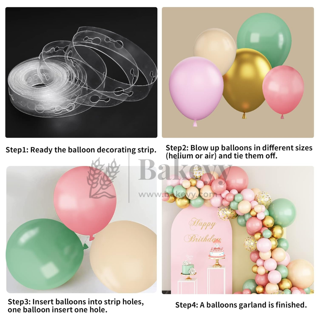 Pastel Birthday Balloon Arch Kit with Smiley Flowers | Party Decor | 1 Piece