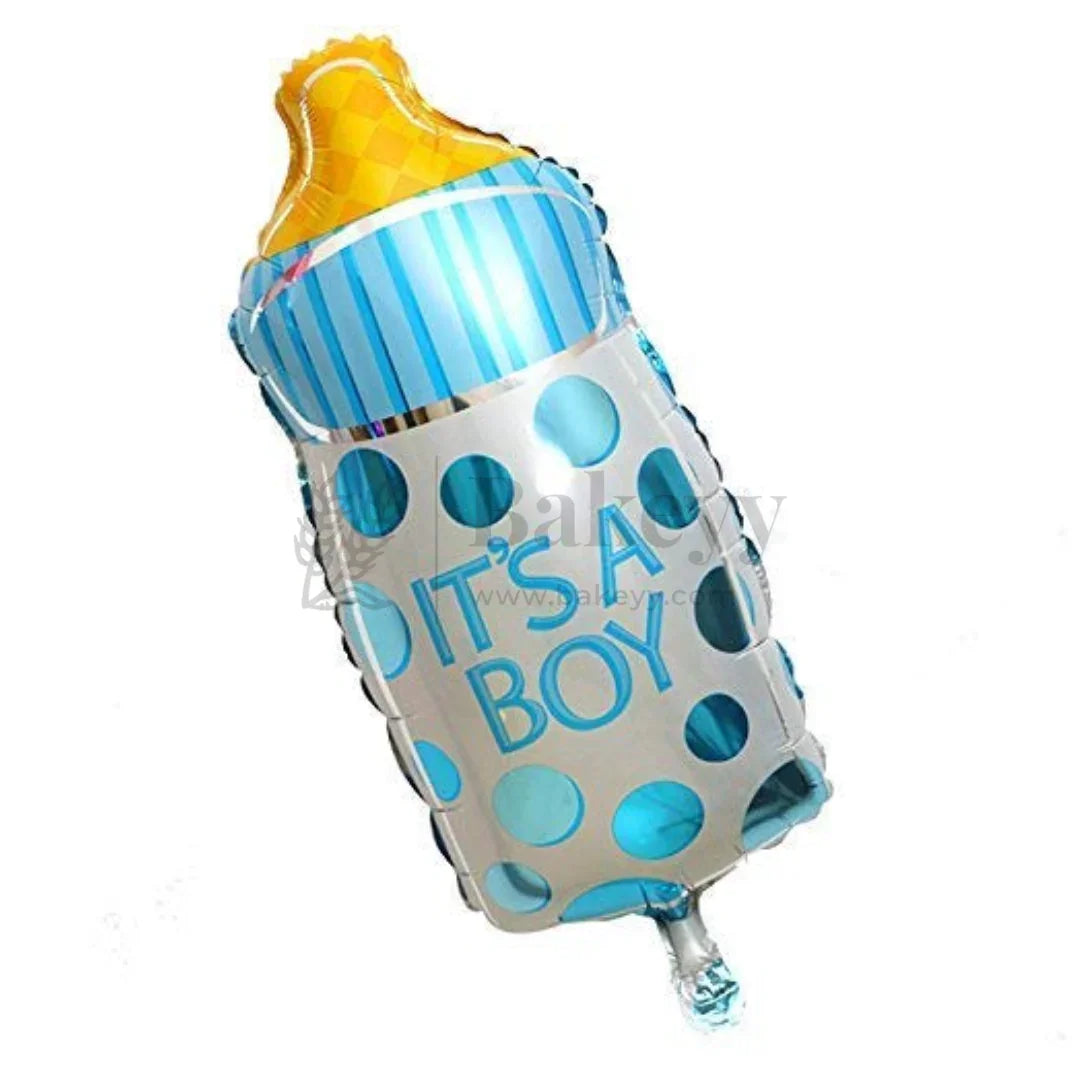 It’s a Boy Baby Bottle Foil Balloon | Party Decoration | 1 Piece - Bakeyy.com - India - It’s a Boy Baby Bottle Foil Balloon | Party Decoration | 1 Piece - Default Title