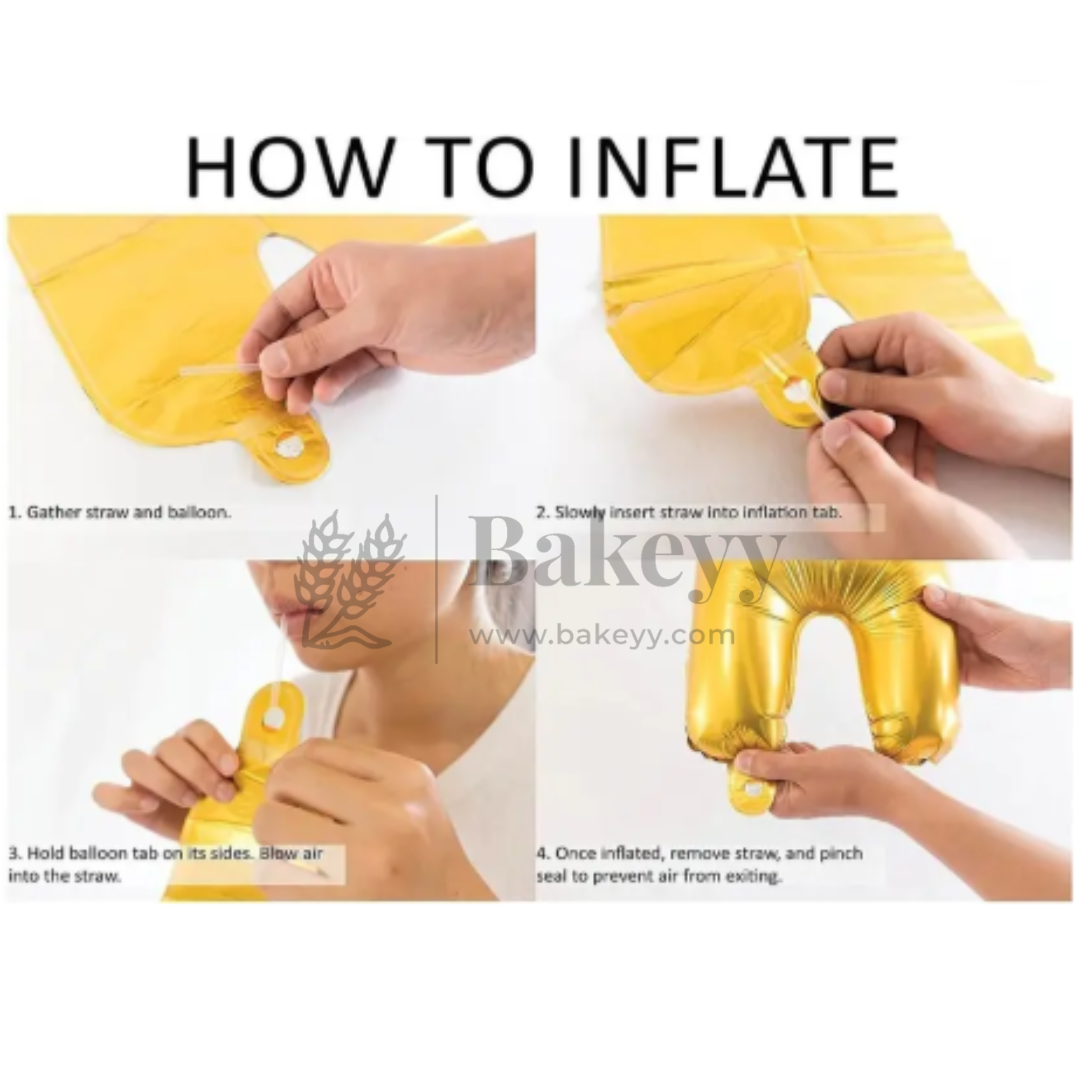 Copper Gold “Happy Anniversary” Foil Balloon Set | 1 Piece