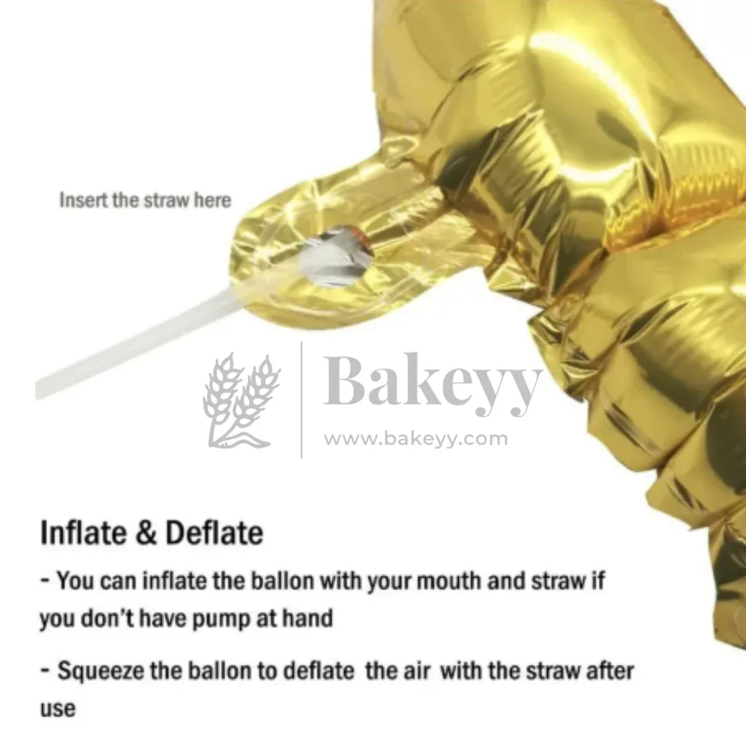 Copper Gold “Happy Anniversary” Foil Balloon Set | 1 Piece - Bakeyy.com - India - Copper Gold “Happy Anniversary” Foil Balloon Set | 1 Piece - Default Title