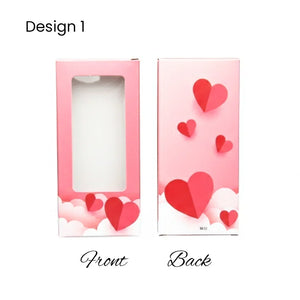 Chocolate Bar Box | Chocolate Bar Gift Box with Window | Chocolate Packaging Box | Pack Of 10 - Bakeyy.com - India - Chocolate Bar Box | Chocolate Bar Gift Box with Window | Chocolate Packaging Box | Pack Of 10 - Design 1 100.00