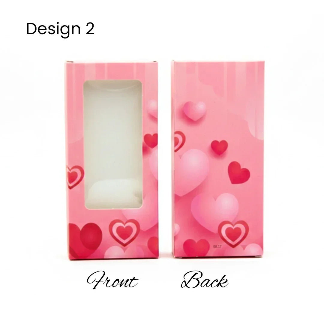 Chocolate Bar Box | Chocolate Bar Gift Box with Window | Chocolate Packaging Box | Pack Of 10 - Bakeyy.com - India - Chocolate Bar Box | Chocolate Bar Gift Box with Window | Chocolate Packaging Box | Pack Of 10 - Design 2 100.00