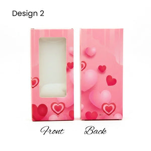 Chocolate Bar Box | Chocolate Bar Gift Box with Window | Chocolate Packaging Box | Pack Of 10 - Bakeyy.com - India - Chocolate Bar Box | Chocolate Bar Gift Box with Window | Chocolate Packaging Box | Pack Of 10 - Design 2 100.00