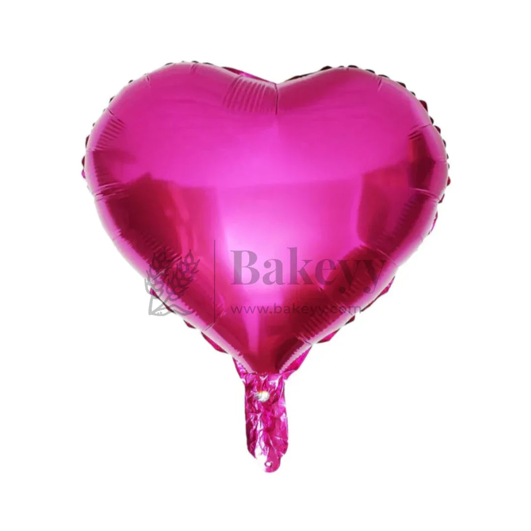 Pink Heart Foil Balloon | Party Decorative| 2 Piece - Bakeyy.com - India - Pink Heart Foil Balloon | Party Decorative| 2 Piece - Default Title