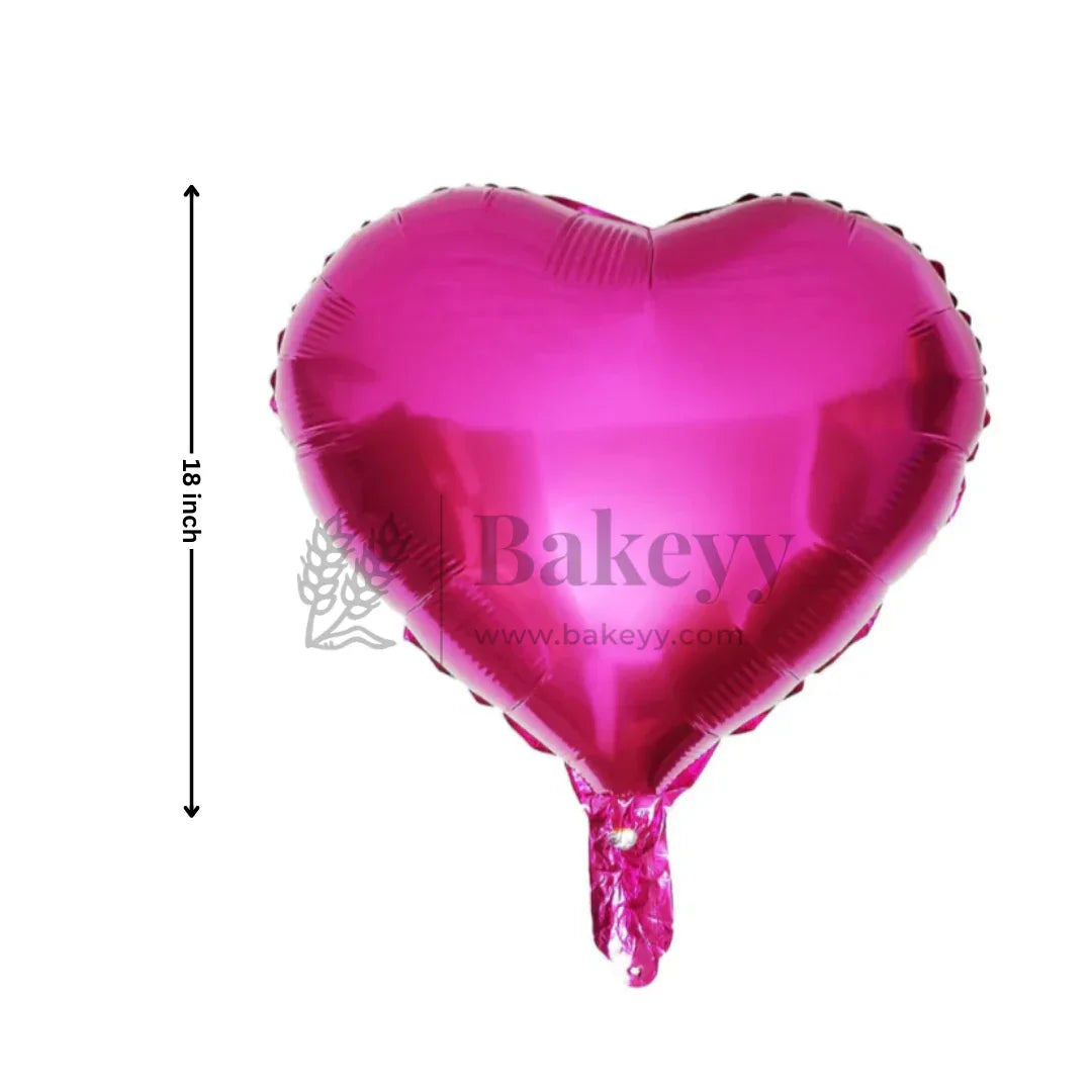 Pink Heart Foil Balloon | Party Decorative| 2 Piece - Bakeyy.com - India - Pink Heart Foil Balloon | Party Decorative| 2 Piece - Default Title