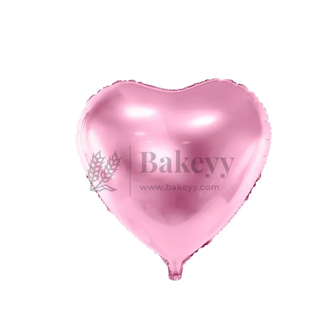 Rose Pink Heart Foil Balloon | Party Decorative| 2 Piece - Bakeyy.com - India - Rose Pink Heart Foil Balloon | Party Decorative| 2 Piece - Default Title
