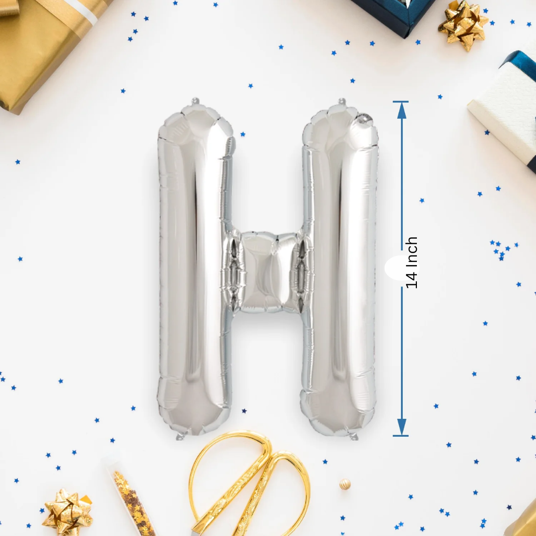 Silver Happy Anniversary Foil Balloon | 1 Piece