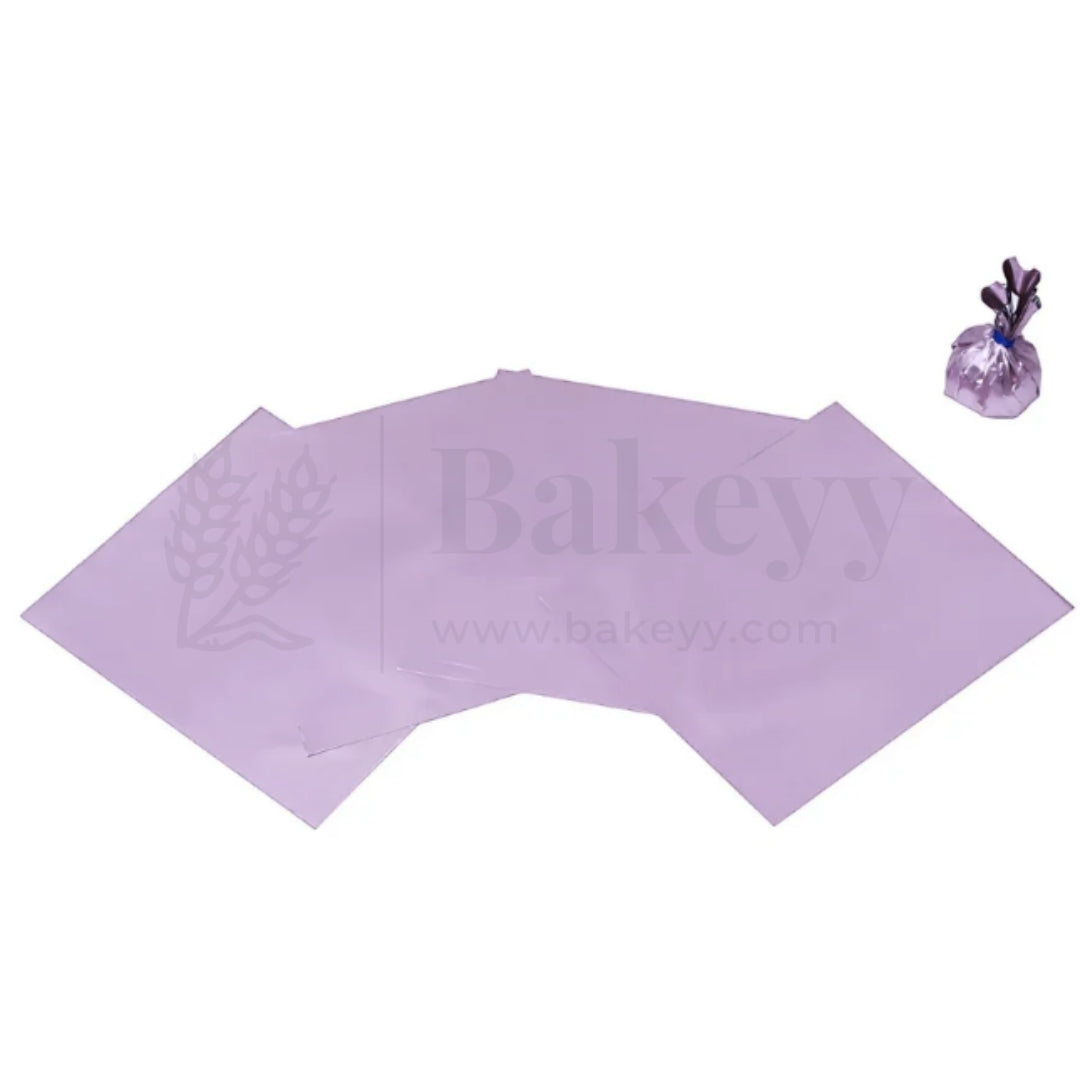 Matt Chocolate Wrapper | Pack of 200 - Bakeyy.com - India - Matt Chocolate Wrapper | Pack of 200 - Lilac