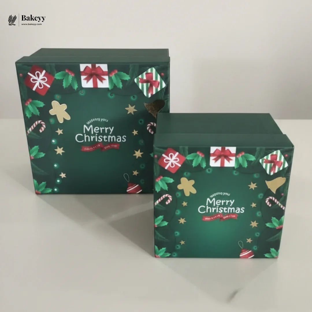 Christmas Print Rigid Hamper Boxes | Perfect for Christmas Gifting | 1 Piece