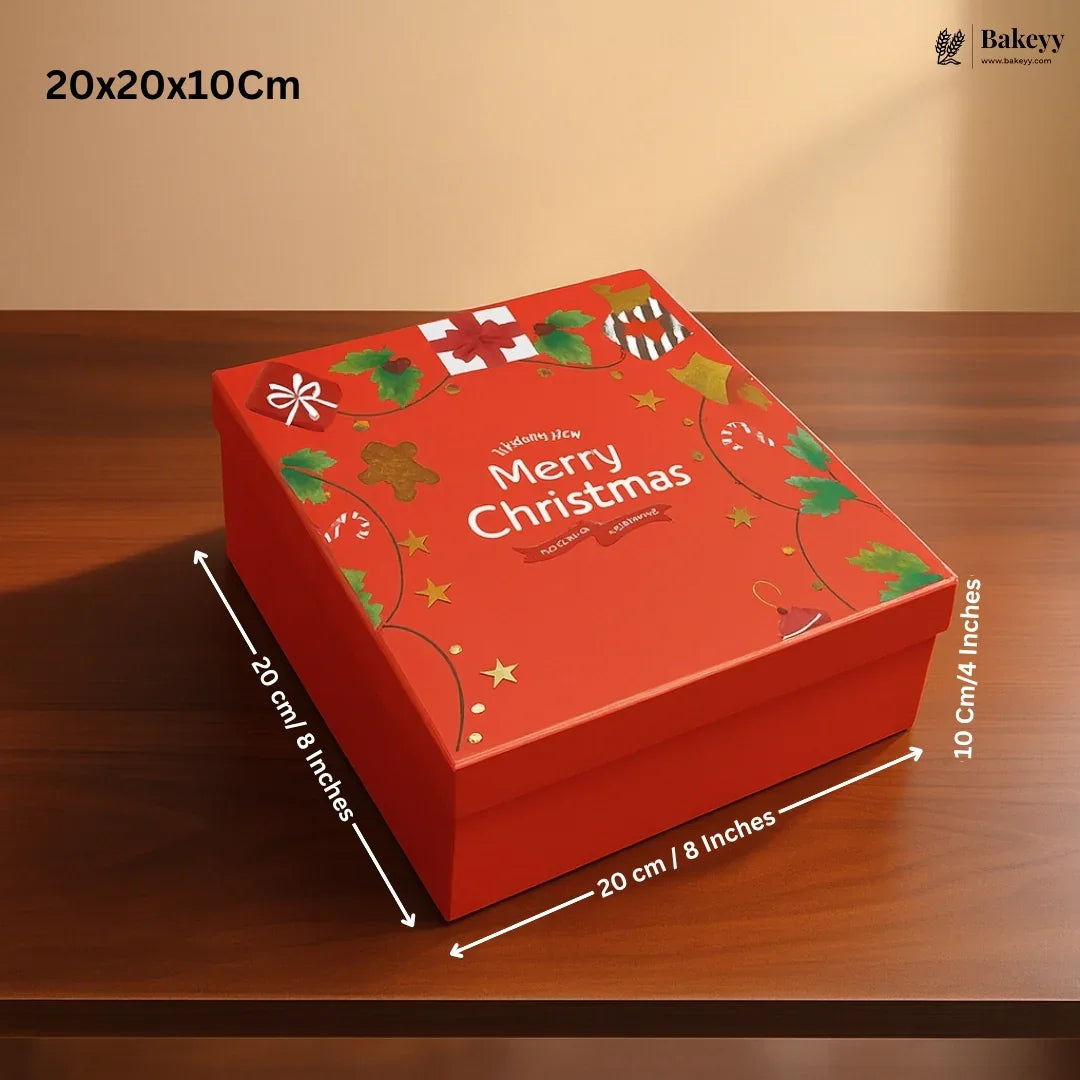 Christmas Print Rigid Hamper Boxes | Perfect for Christmas Gifting | 1 Piece
