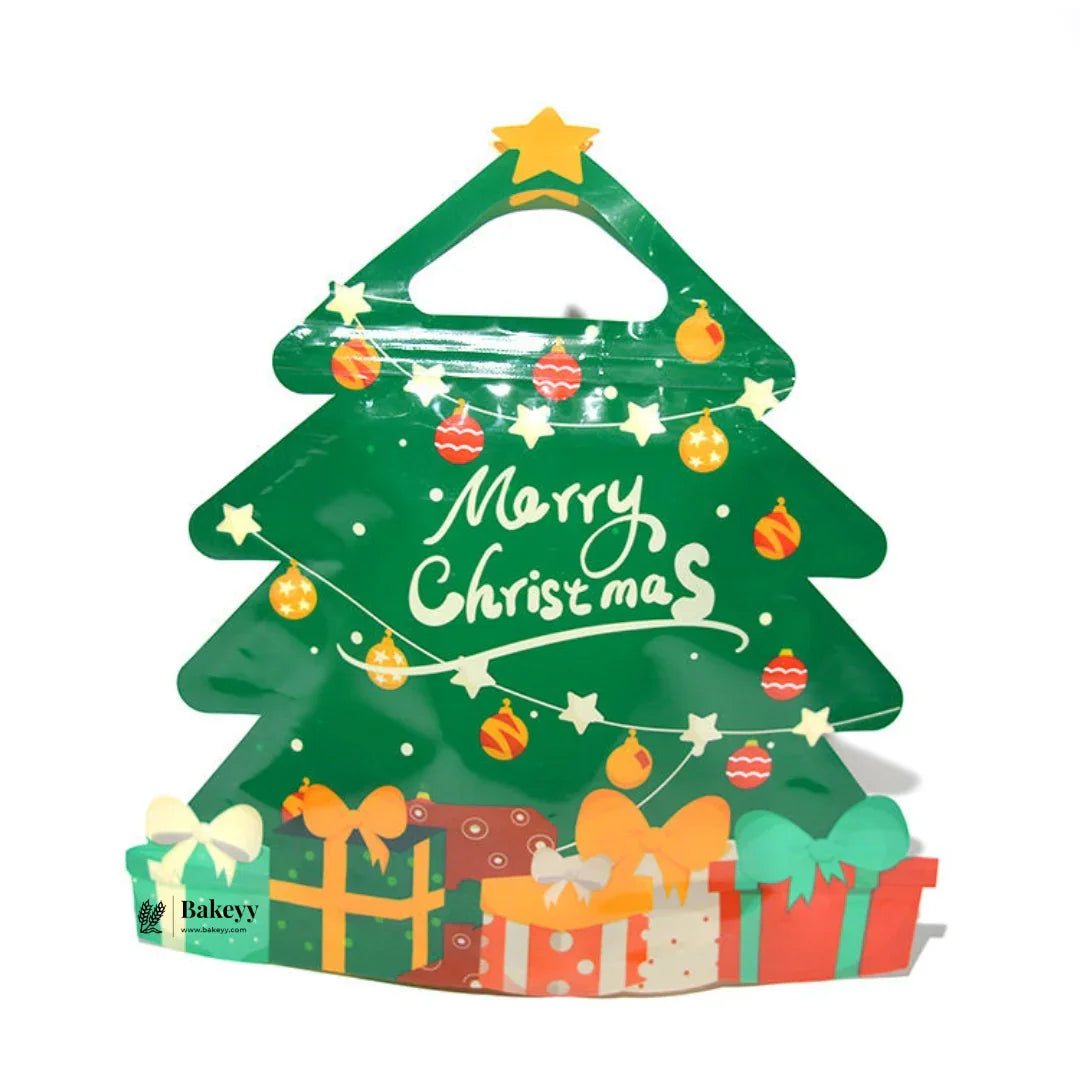 Christmas Theme Ziplock Pouches | Pack of 50 - Bakeyy.com - India - Christmas Theme Ziplock Pouches | Pack of 50 - Design 1 1000.00