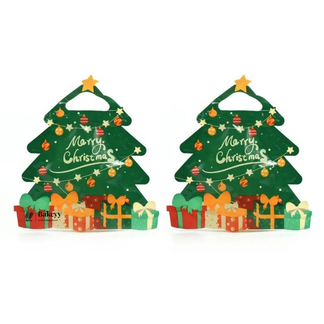 Christmas Theme Ziplock Pouches | Pack of 50 - Bakeyy.com - India - Christmas Theme Ziplock Pouches | Pack of 50 - Design 1 1000.00