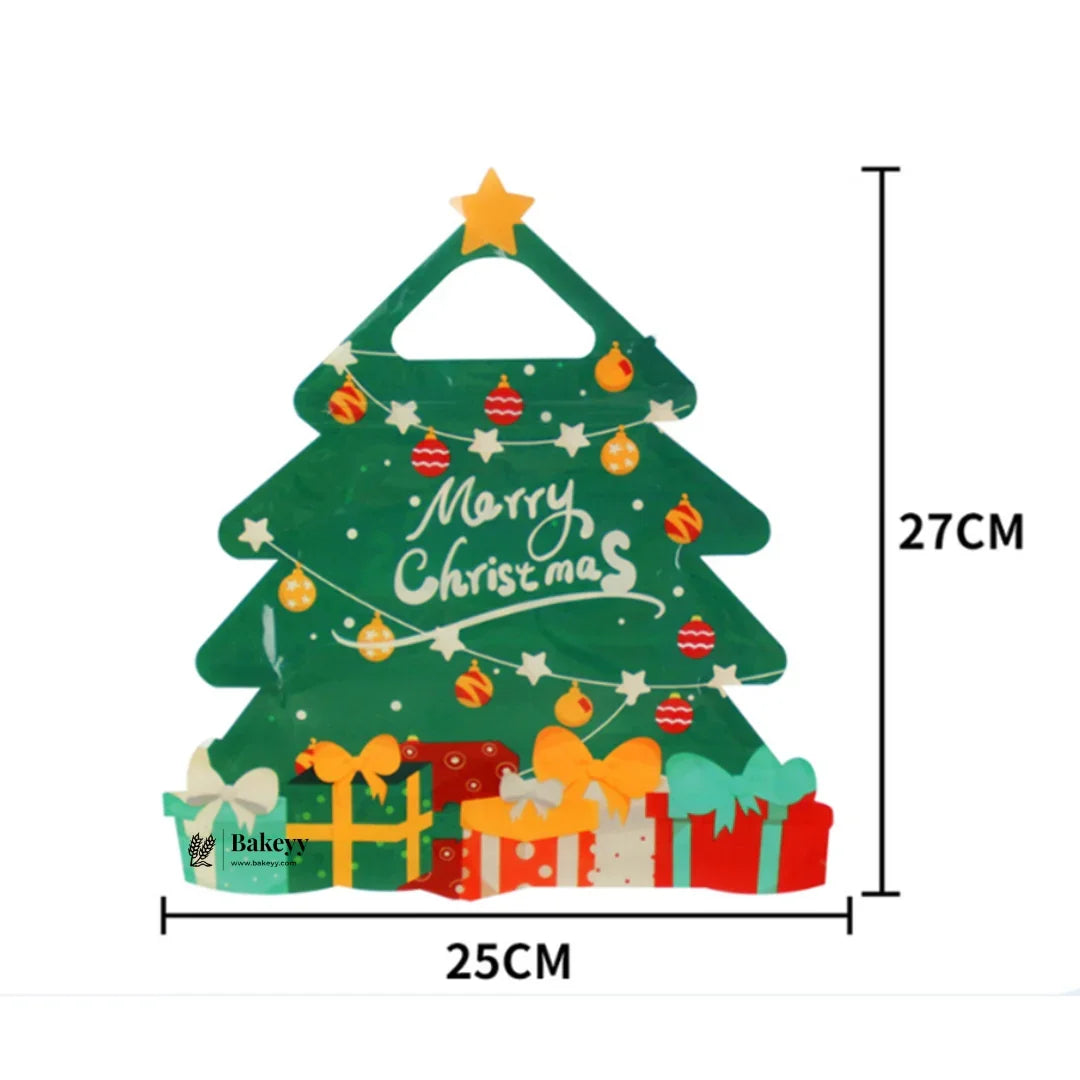 Christmas Theme Ziplock Pouches | Pack of 50 - Bakeyy.com - India - Christmas Theme Ziplock Pouches | Pack of 50 - Design 2 1000.00