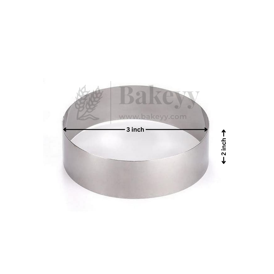 Stainless Steel Round Cake Cutter | Cutting Ring | 1 Piece