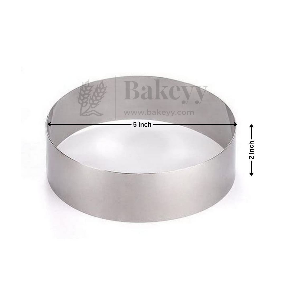 Stainless Steel Round Cake Cutter | Cutting Ring | 1 Piece