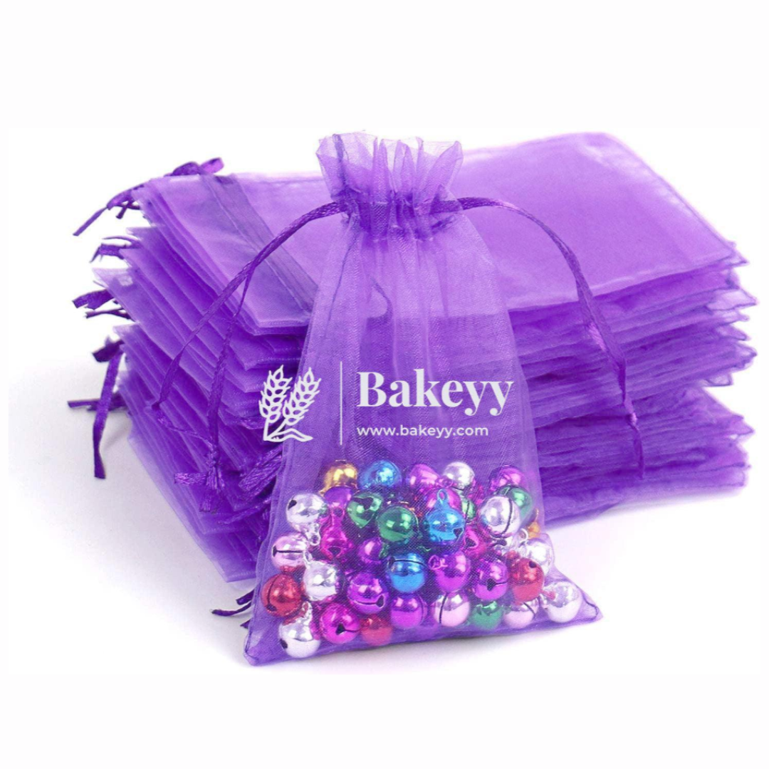 Organza Potli Bag - Bakeyy.com - India - Organza Potli Bag - Light Pink / 7x9Cm-Pack of 99