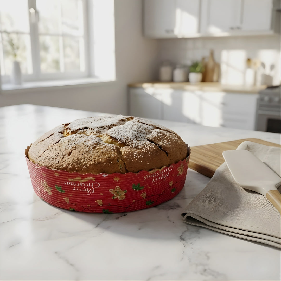 Christmas Bake and Serve Container | Christmas Print | Oven Safe