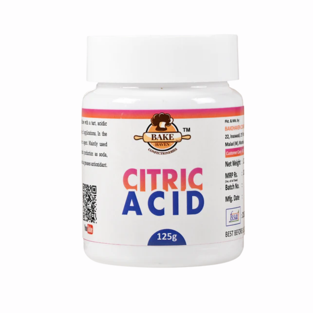 Bake Haven Citric Acid Baking Soda | 125 Gram