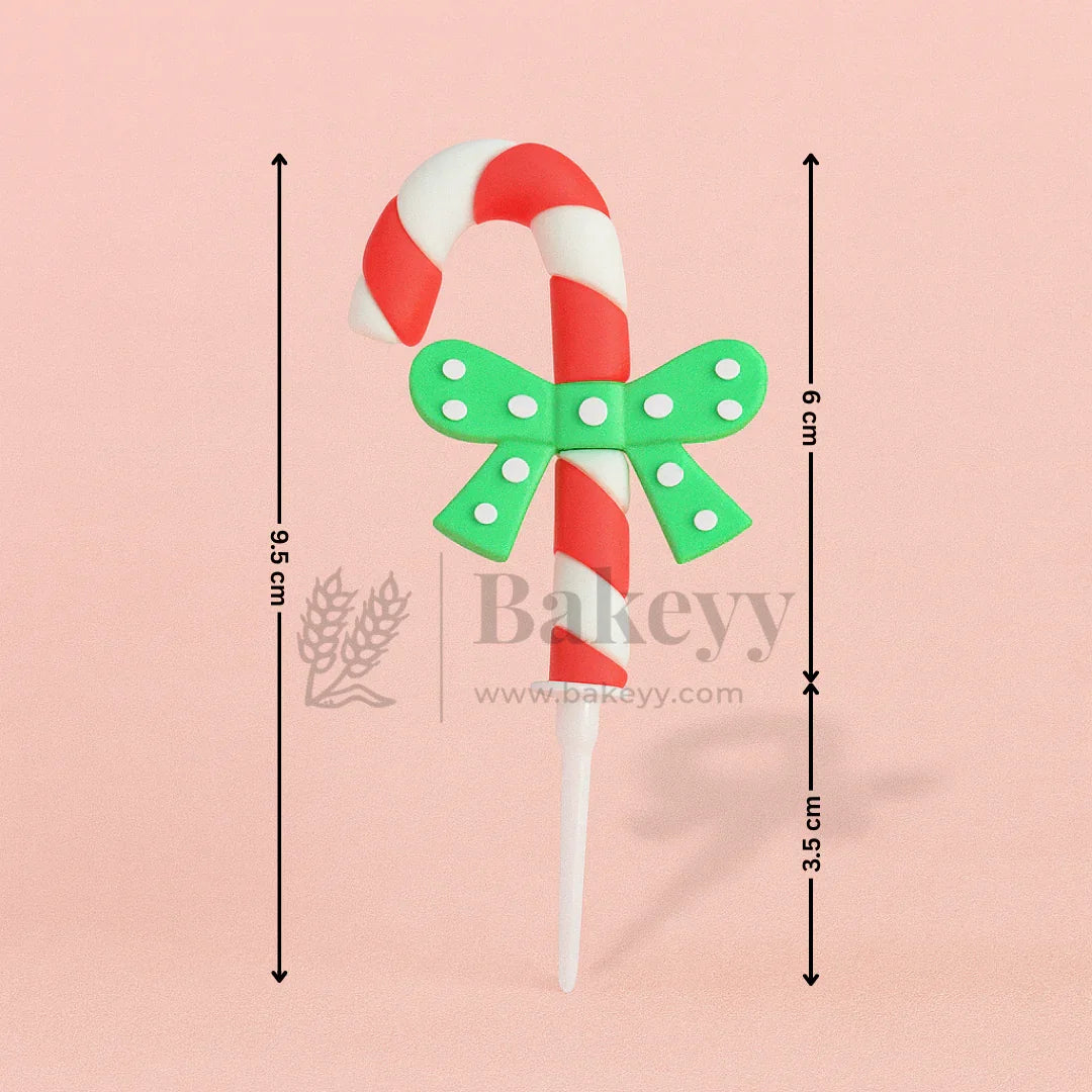 Candy Cane Cake Topper | Christmas Miniature Figurines | Christmas Decor | Pack of 10 - Bakeyy.com - India - Candy Cane Cake Topper | Christmas Miniature Figurines | Christmas Decor | Pack of 10 - Default Title
