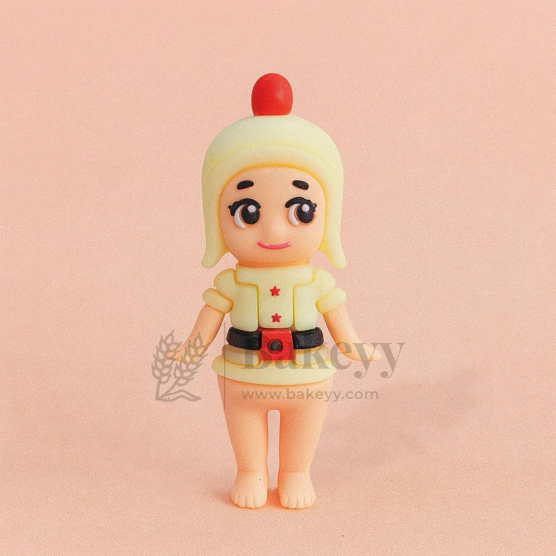 Cute Girl Figurine Cake Topper | Christmas Miniature Figurines | Christmas Decor | Pack of 10 - Bakeyy.com - India - Cute Girl Figurine Cake Topper | Christmas Miniature Figurines | Christmas Decor | Pack of 10 - Default Title