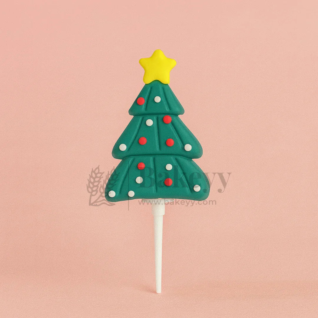Christmas Tree Cake Topper | Christmas Miniature Figurines | Christmas Decor | Pack of 10 - Bakeyy.com - India - Christmas Tree Cake Topper | Christmas Miniature Figurines | Christmas Decor | Pack of 10 - Default Title