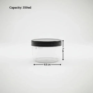 Clear_Plastic_Storage_Jars_with_Airtight_Screw_Lid_22 - Bakeyy.com