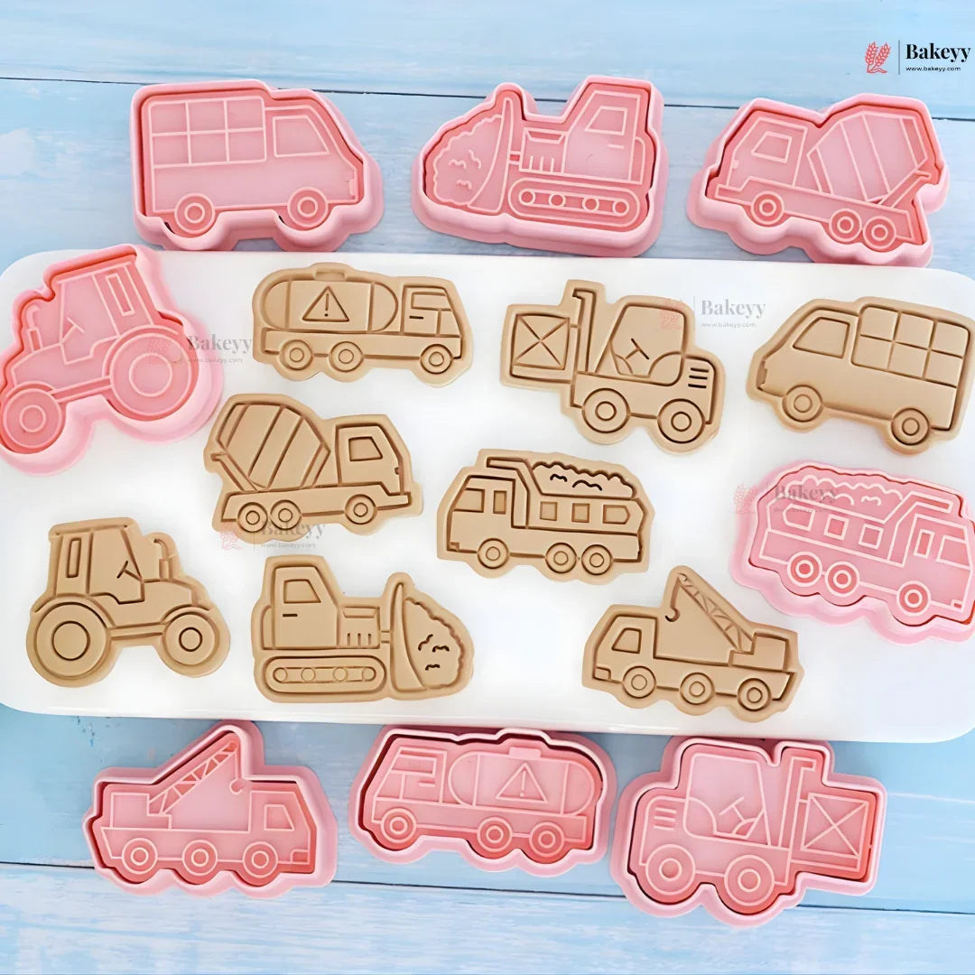ConstructionVehicleThemeCookieCutter_EmbosserSet_3 - Bakeyy.com